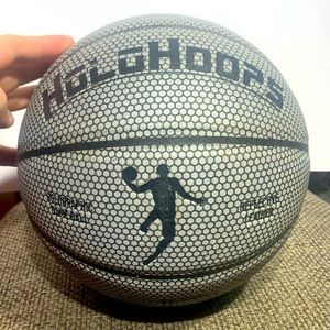 Holo  Hoops leather reflective basketball